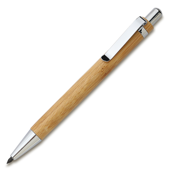 R02315.13 - Bambusowy, wieczny długopis/ołówek w etui Lakimus, beżowy