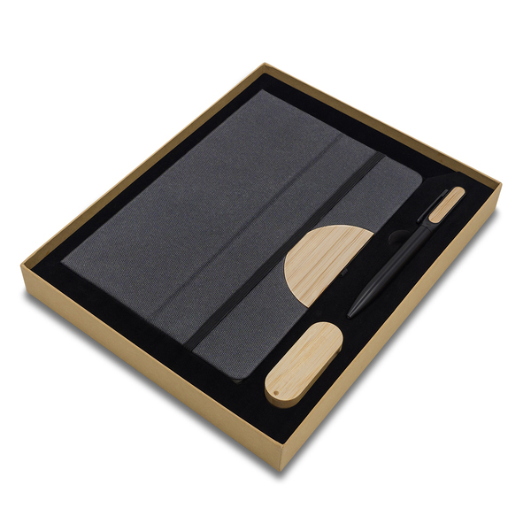 R02324.02 - Zestaw z USB 64GB Denver, czarny