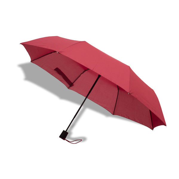 R07943.82 - Składany parasol sztormowy Ticino, bordowy
