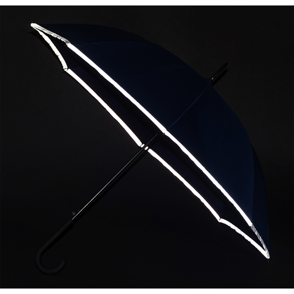R07951.04 - Parasol z taśmą odblaskową Refu, niebieski