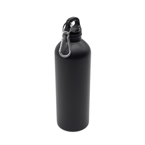 R08107.02 - Bidon stalowy Caminos 800 ml, czarny