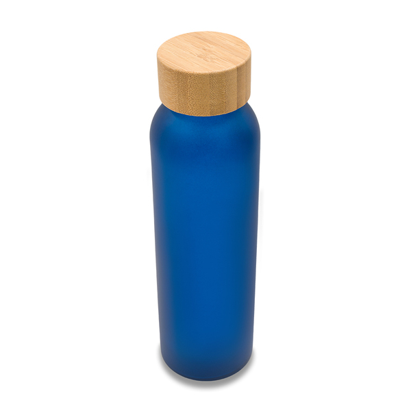 R08168.42 - Butelka szklana Melbourne 500 ml, granatowy