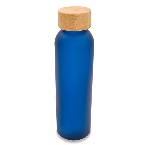 R08168.42 - Butelka szklana Melbourne 500 ml, granatowy