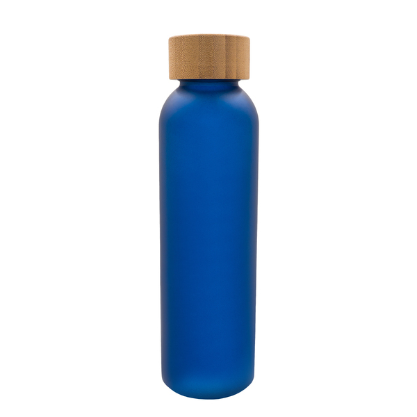 R08168.42 - Butelka szklana Melbourne 500 ml, granatowy