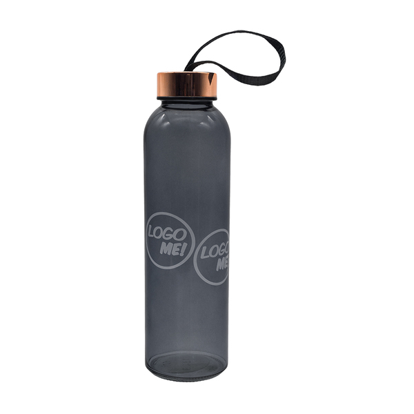 R08169.79 - Butelka szklana Lux 500 ml, złoty
