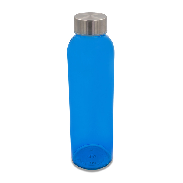 R08176.04 - Kolorowa, szklana butelka Aqua Kuba 500 ml, niebieski