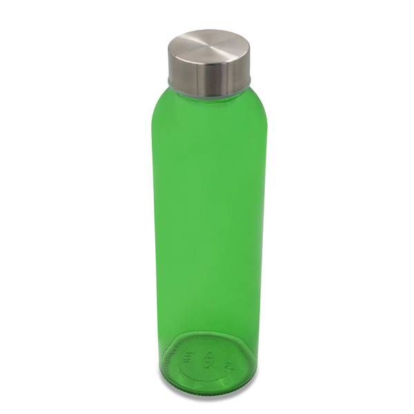 R08176.05 - Kolorowa, szklana butelka Aqua Kuba 500 ml, zielony
