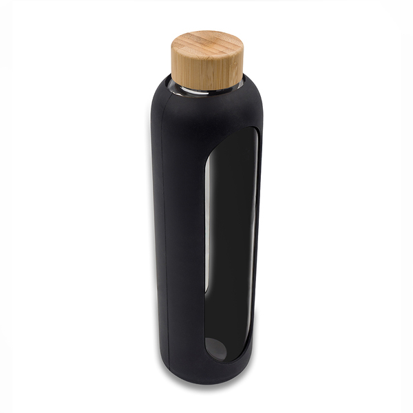 R08187.02 - Butelka ze szkła borokrzemowego Richmond 1100 ml, czarny