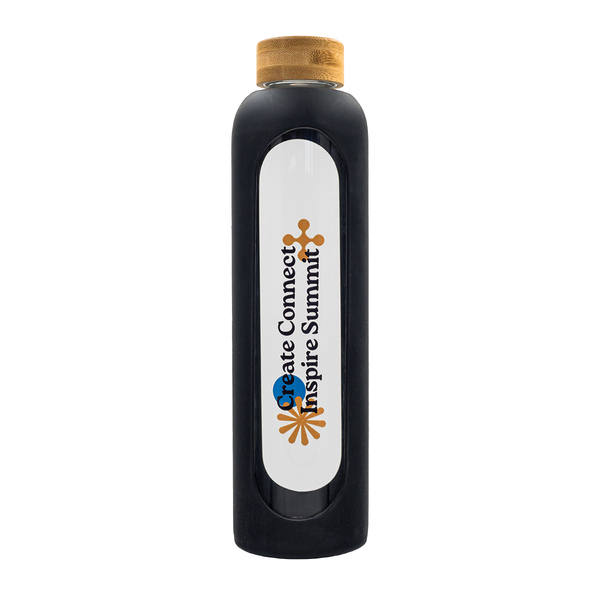 R08187.02 - Butelka ze szkła borokrzemowego Richmond 1100 ml, czarny