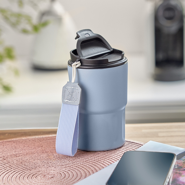 R08190.04 - Kubek termiczny Skagen 330 ml, niebieski