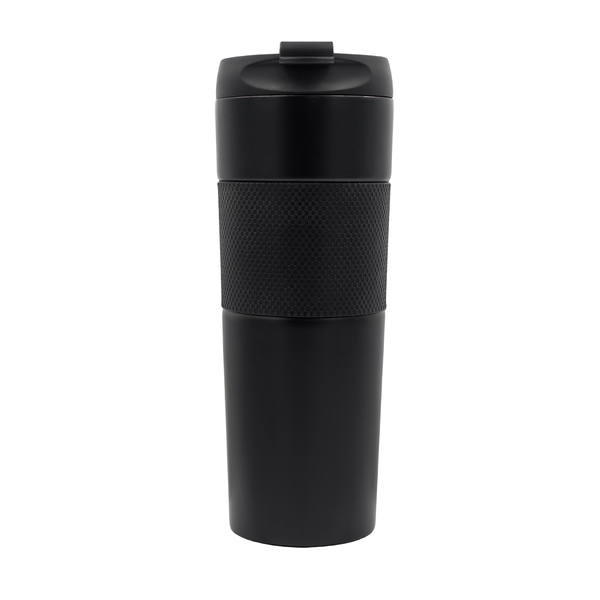 R08191.02 - Kubek termiczny z french press Aspet 450 ml, czarny