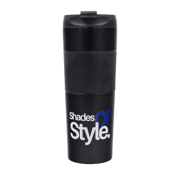 R08191.02 - Kubek termiczny z french press Aspet 450 ml, czarny