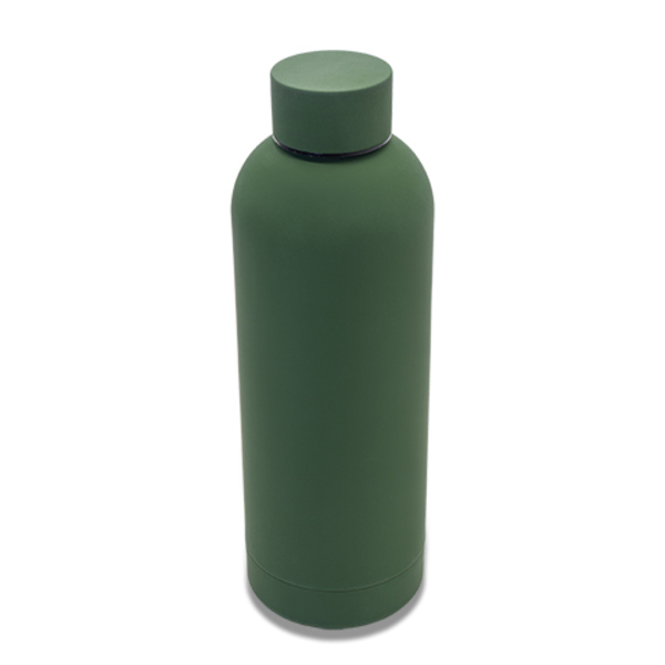 R08192.51 - Butelka termiczna Mendoza 500 ml, ciemny zielony
