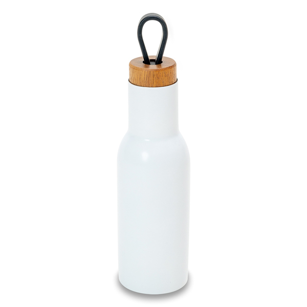 R08196.06 - Butelka termiczna Heme 400 ml, biały