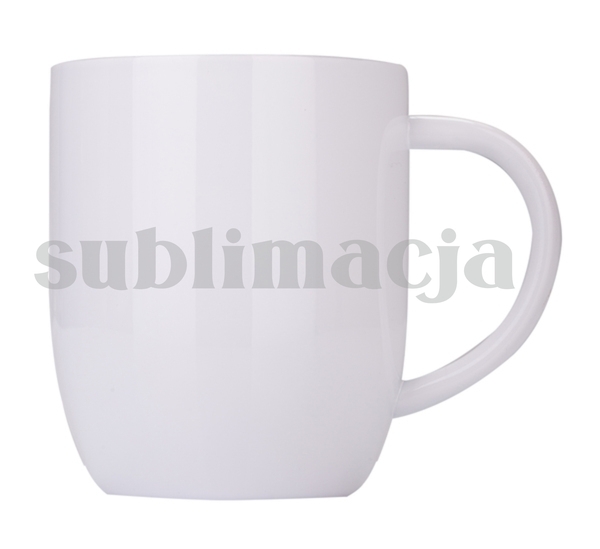 R08199.06 - Kubek stalowy Day Alis z powłoką sublimacyjną 350 ml, biały