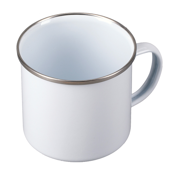 R08200.06 - Kubek emaliowany z powłoką sublimacyjną Odis 500 ml, biały