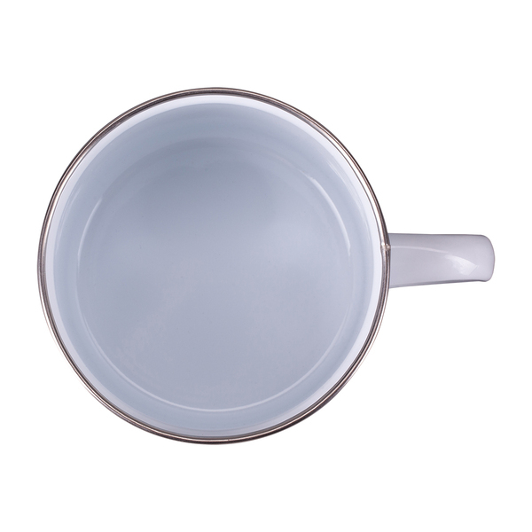 R08200.06 - Kubek emaliowany z powłoką sublimacyjną Odis 500 ml, biały