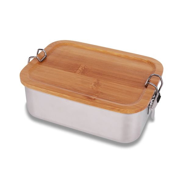 R08208.01 - Stalowy lunch box Somerton 800 ml, srebrny