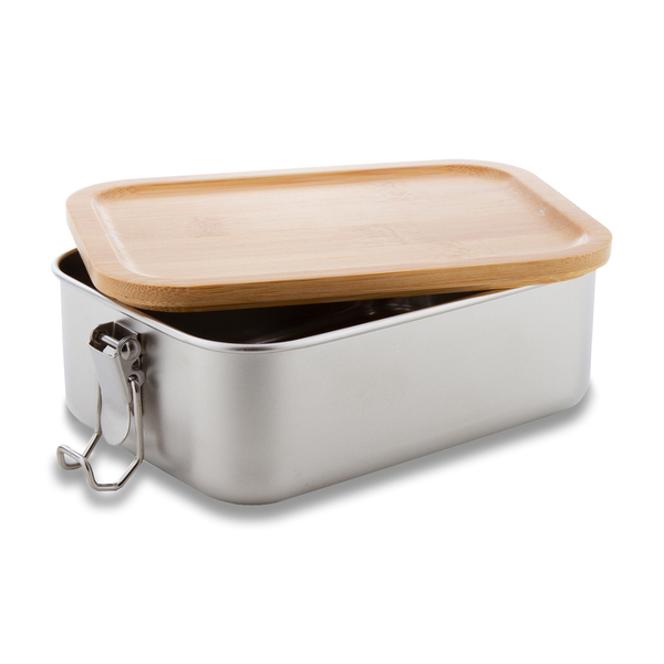 R08208.01 - Stalowy lunch box Somerton 800 ml, srebrny