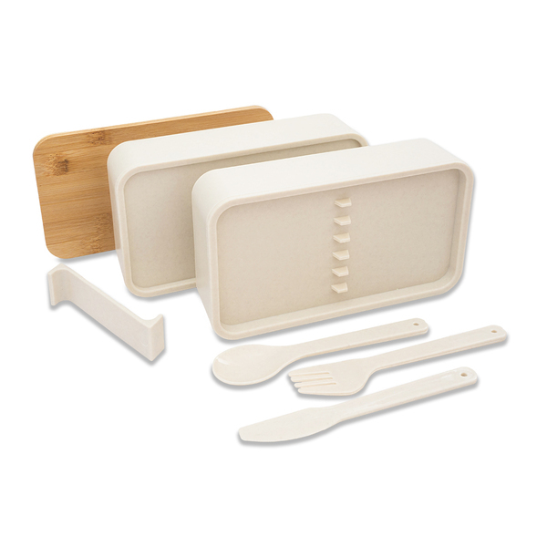 R08226.13 - Victor lunch box podwójny 1000 ml, beżowy