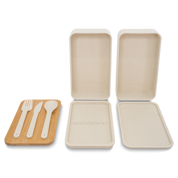 R08226.13 - Victor lunch box podwójny 1000 ml, beżowy