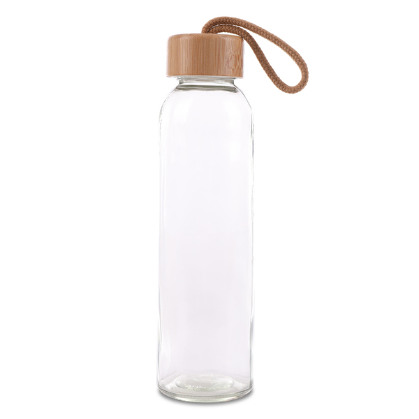 R08237.13 - Szklana butelka Aquarius 500 ml, beżowy