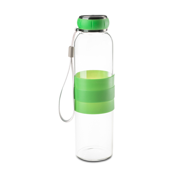 R08262.05 - Szklana butelka Marane 550 ml, zielony