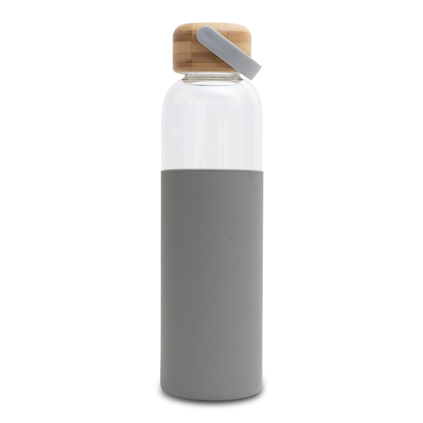 R08272.21 - Szklana butelka Refresh 560 ml, szary