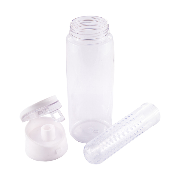R08313.06.O - Bidon Frutello 700 ml, biały/transparentny