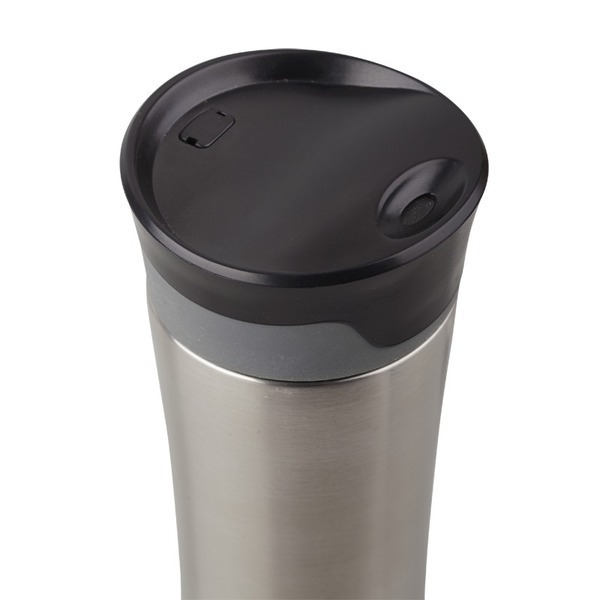 R08326.02 - Kubek termiczny Telescope 430 ml, czarny/srebrny