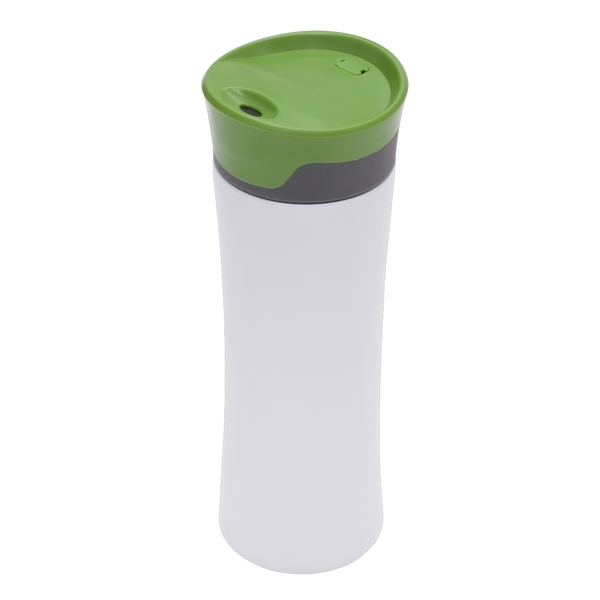 R08326.06 - Kubek termiczny Telescope 430 ml, biały/zielony