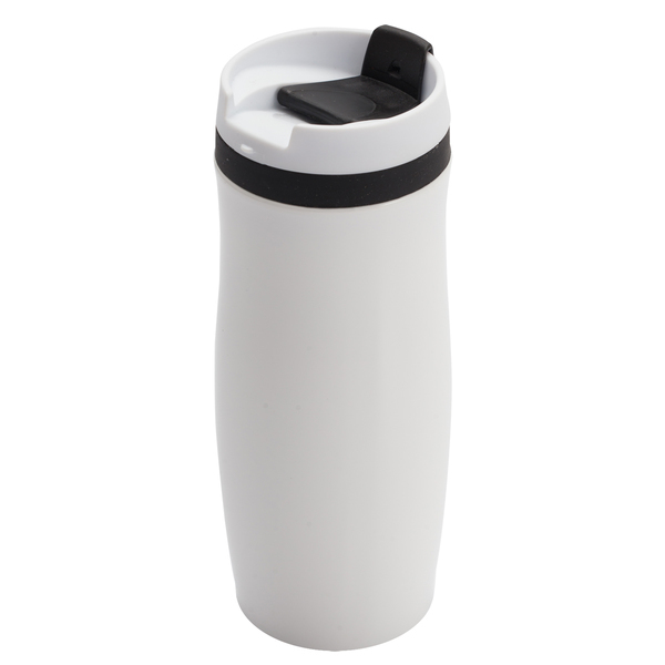 R08336.02.O - Kubek termiczny Viki 390 ml, czarny/biały