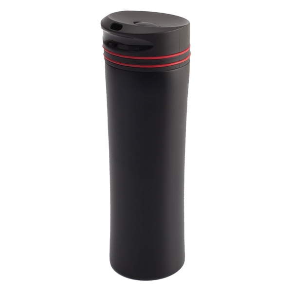 R08337.08 - Kubek termiczny Lahti 450 ml, czerwony