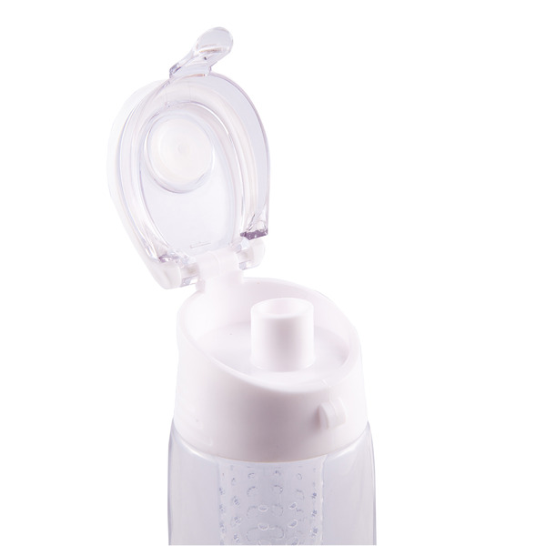 R08353.06 - Bidon Mint 700 ml, biały/transparentny
