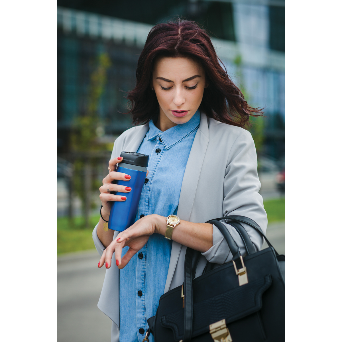 R08394.04.O - Kubek izotermiczny Winnipeg 350 ml, niebieski 