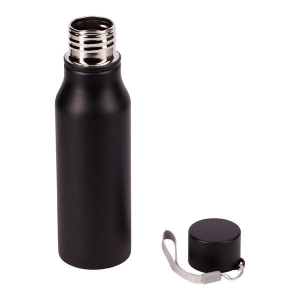 R08418.02.A - Bidon stalowy Fun Tripping 700 ml, czarny