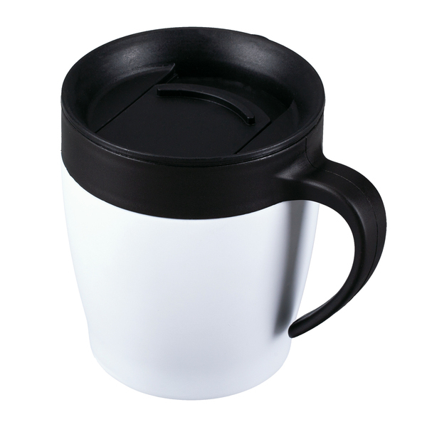 R08427.06 - Kubek z uchem Chillout 350 ml, biały