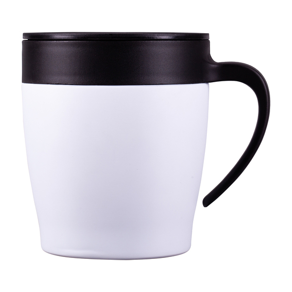 R08427.06 - Kubek z uchem Chillout 350 ml, biały