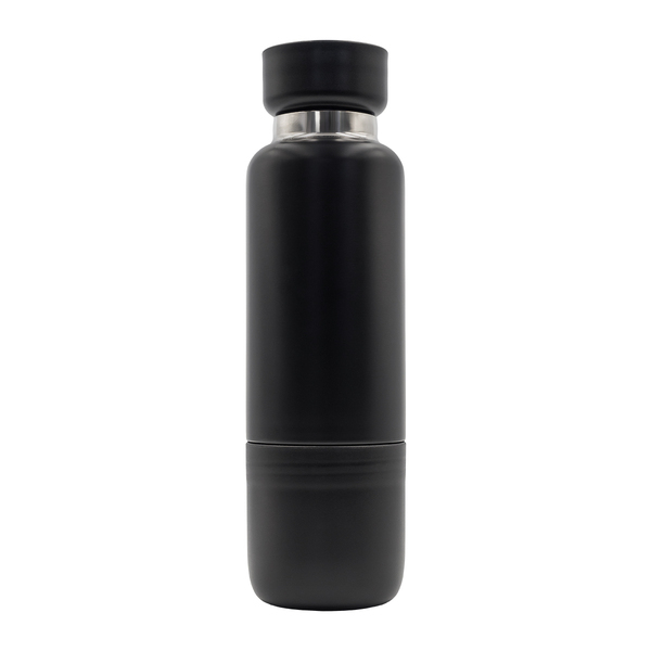 R08437.02 - Wielofunkcyjna butelka termiczna Multina 500 ml, czarny