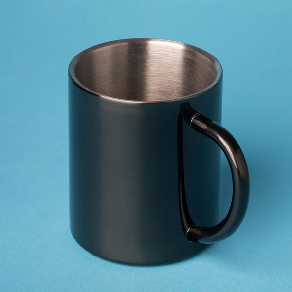 R08490.02 - Kubek stalowy Stalwart 300 ml, czarny