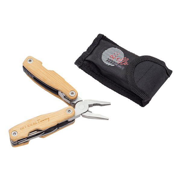 R17565.10 - Mini multitool Exton, brązowy