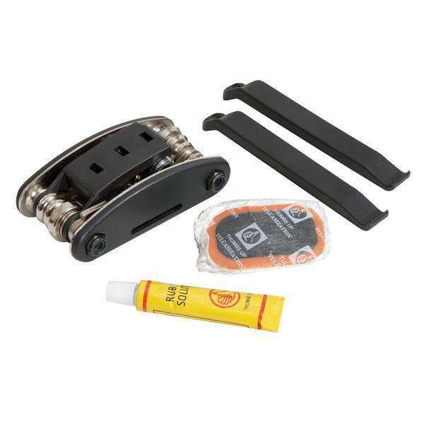 R17695 - Zestaw narzędzi do roweru Biker, czarny