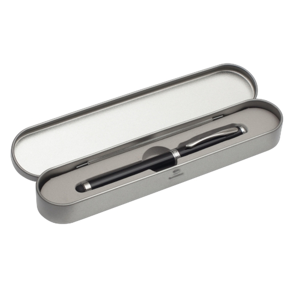 R35423.02 - Długopis ze wskaźnikiem laserowym Supreme – 4 w 1, czarny