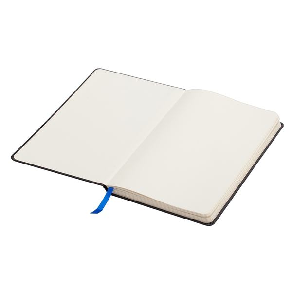 R64220.04 - Notatnik 130x210/80k kratka Sevilla, niebieski/czarny