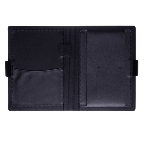 R64254.02.O - Organizer z notesem Sannat, czarny