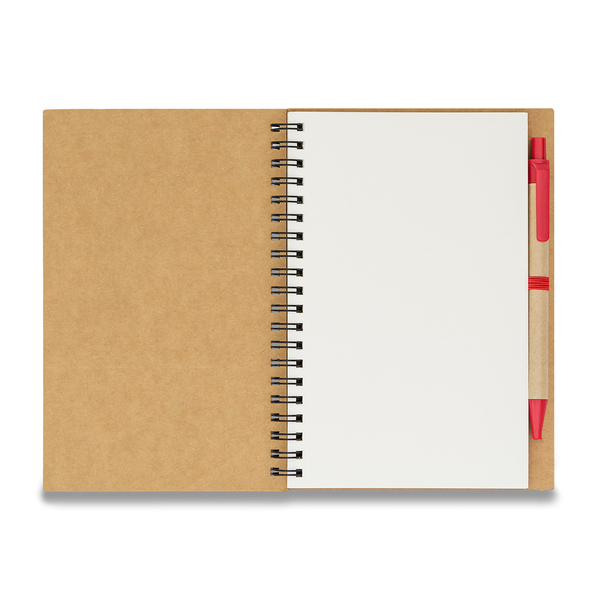 R64267.08 - Notes z długopisem Dalvik, czerwony