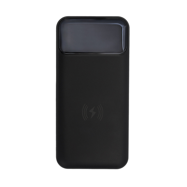 R64385.02 - Power bank 20000 mAh z ładowarką indukcyjną Supremi, czarny