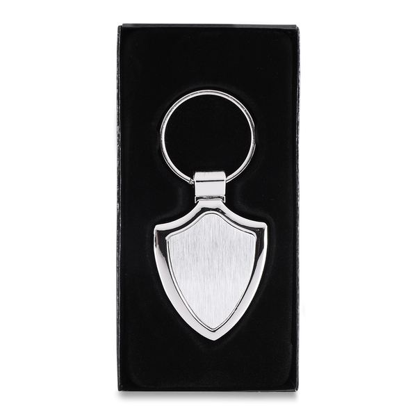 R73231 - Brelok metalowy Emblem, srebrny
