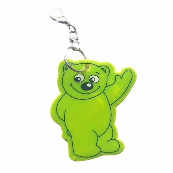 R73245.05.P - Brelok odblaskowy Beary, żółty