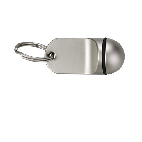 R73312 - Brelok metalowy Old School, srebrny